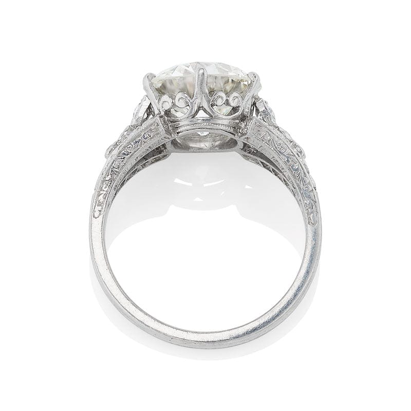 3-4 Carats vintage engagement ring