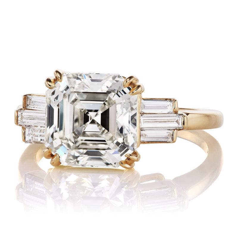 3.72 asscher cut diamond diamond