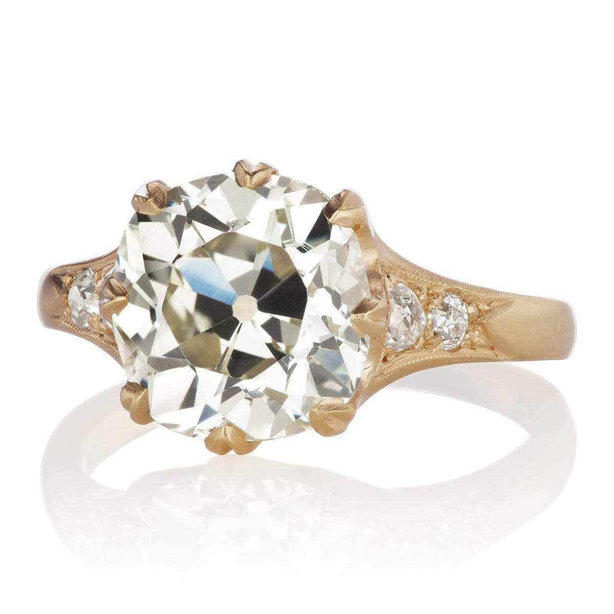 3.73ct old mine cut diamond