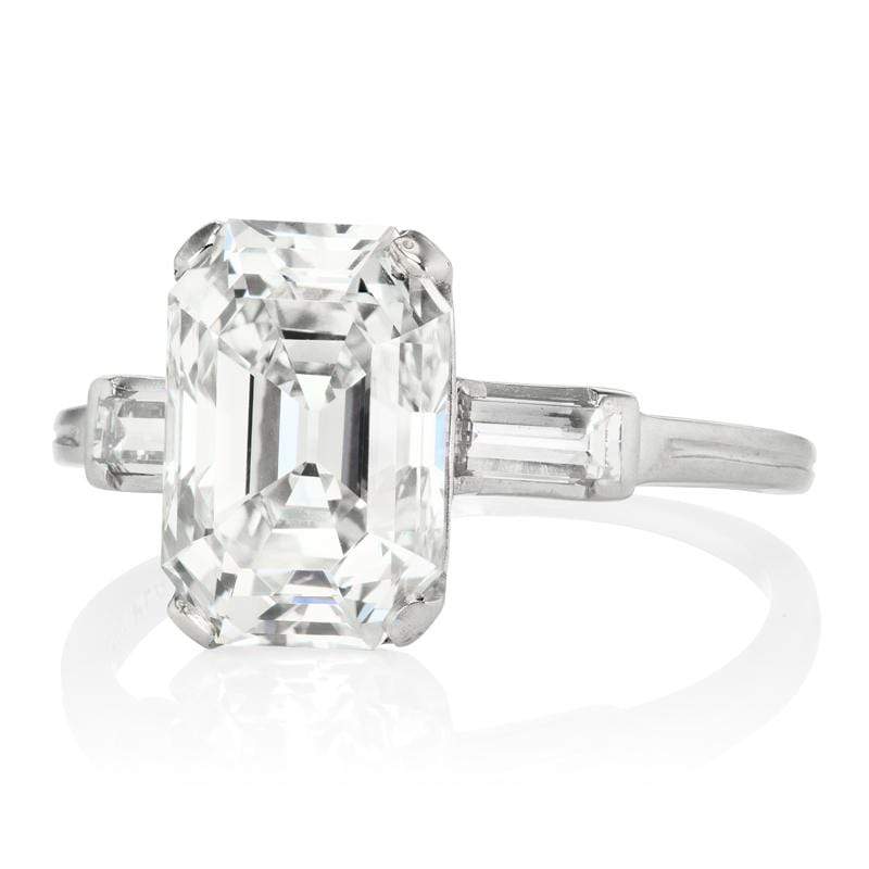 3.79ct Emerald cut diamond
