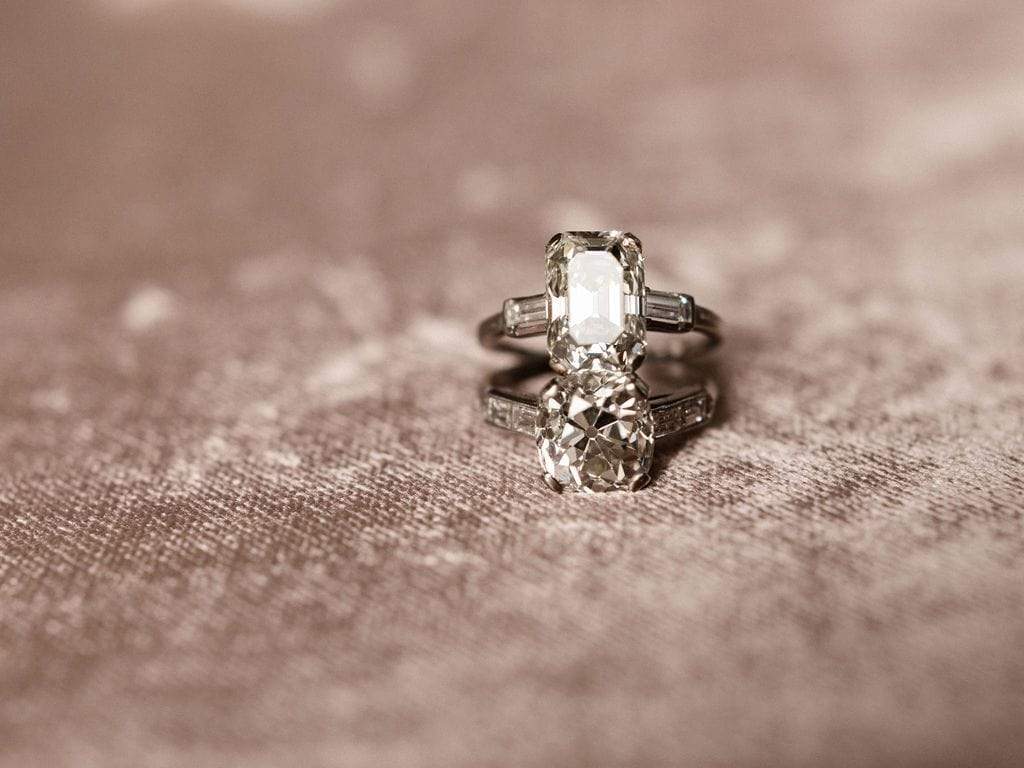 3.84ct old mine cut diamond