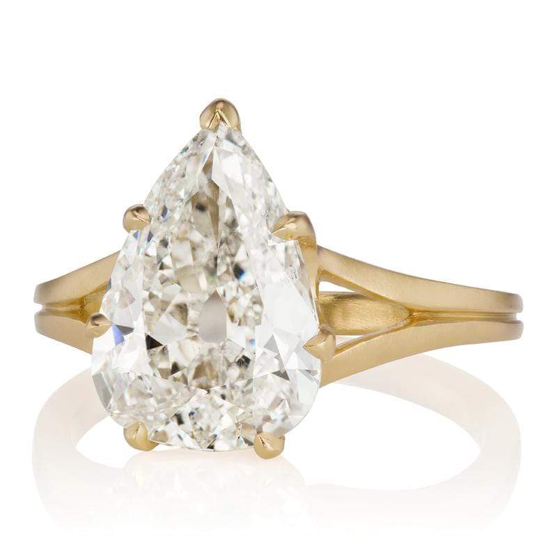 4.08ct pear cut diamond diamond