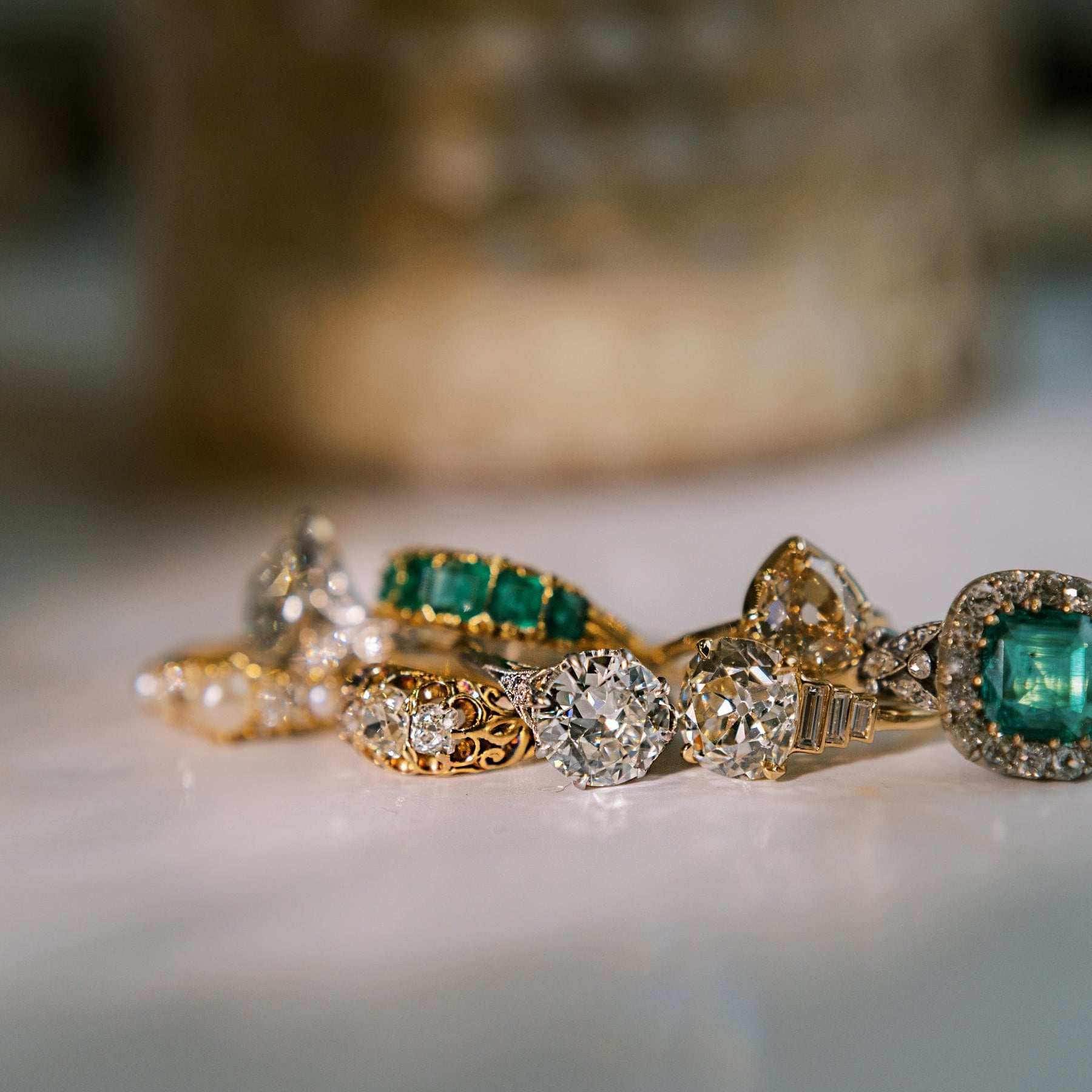 4.19ct old mine cut diamond