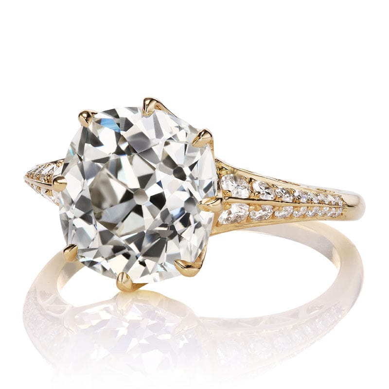 4.47ct old mine cut diamond diamond