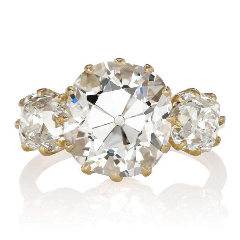 4.5 Carat Three Stone Engagement Ring