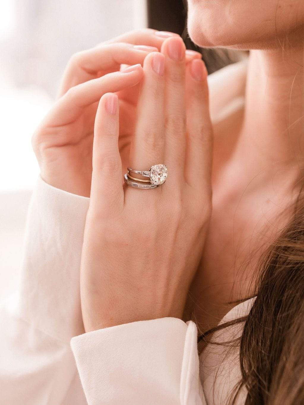 4.76ct old mine cut diamond