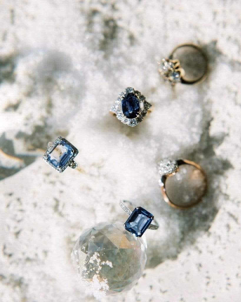 5.05ct Step cut Sapphire Ring