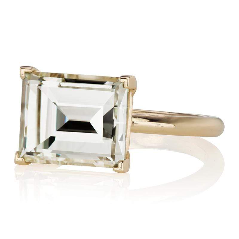 5.16ct Rectangular Step cut diamond diamond engagement ring