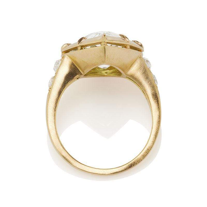 5+ Carats vintage engagement ring