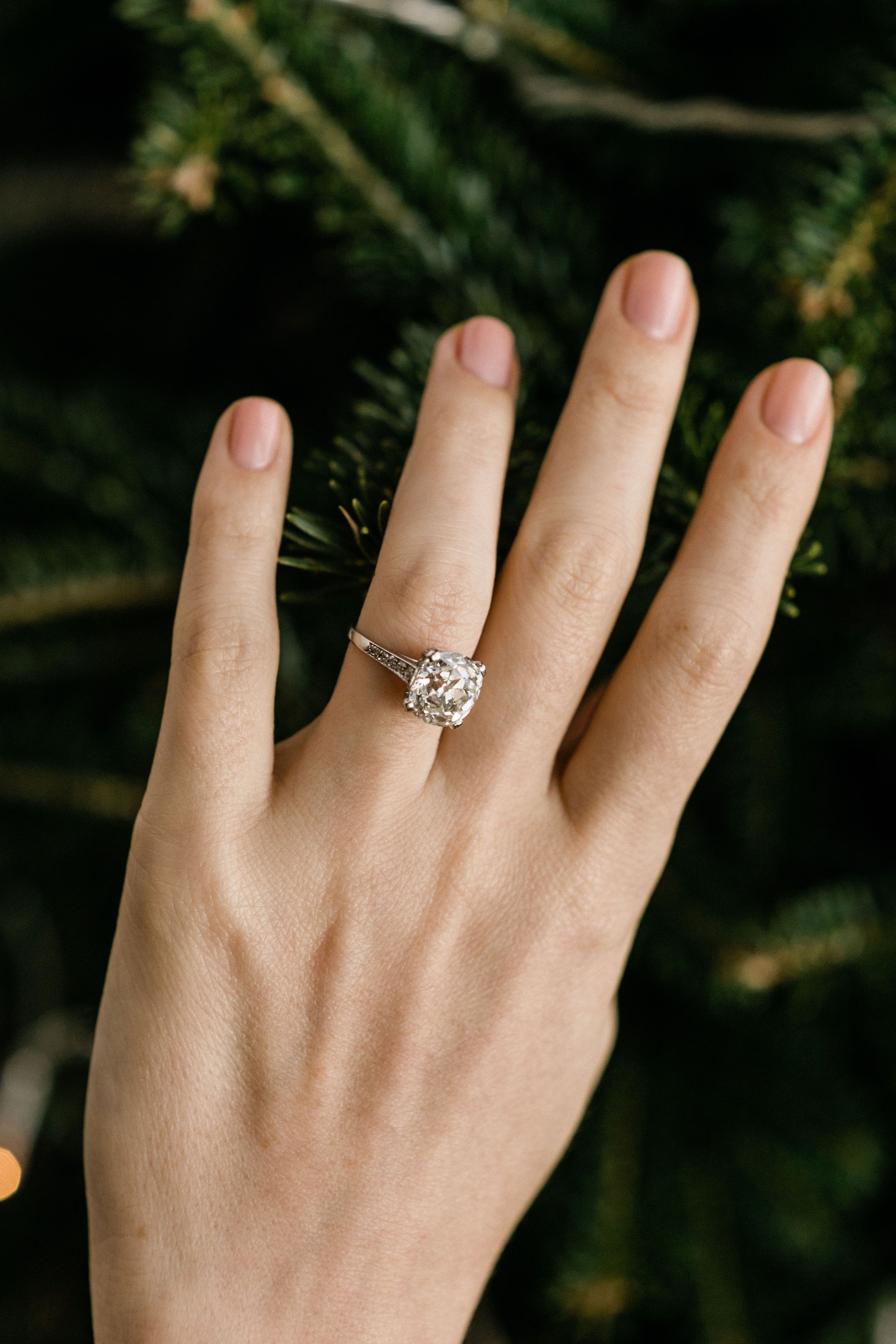 5.59ct old mine cut diamond