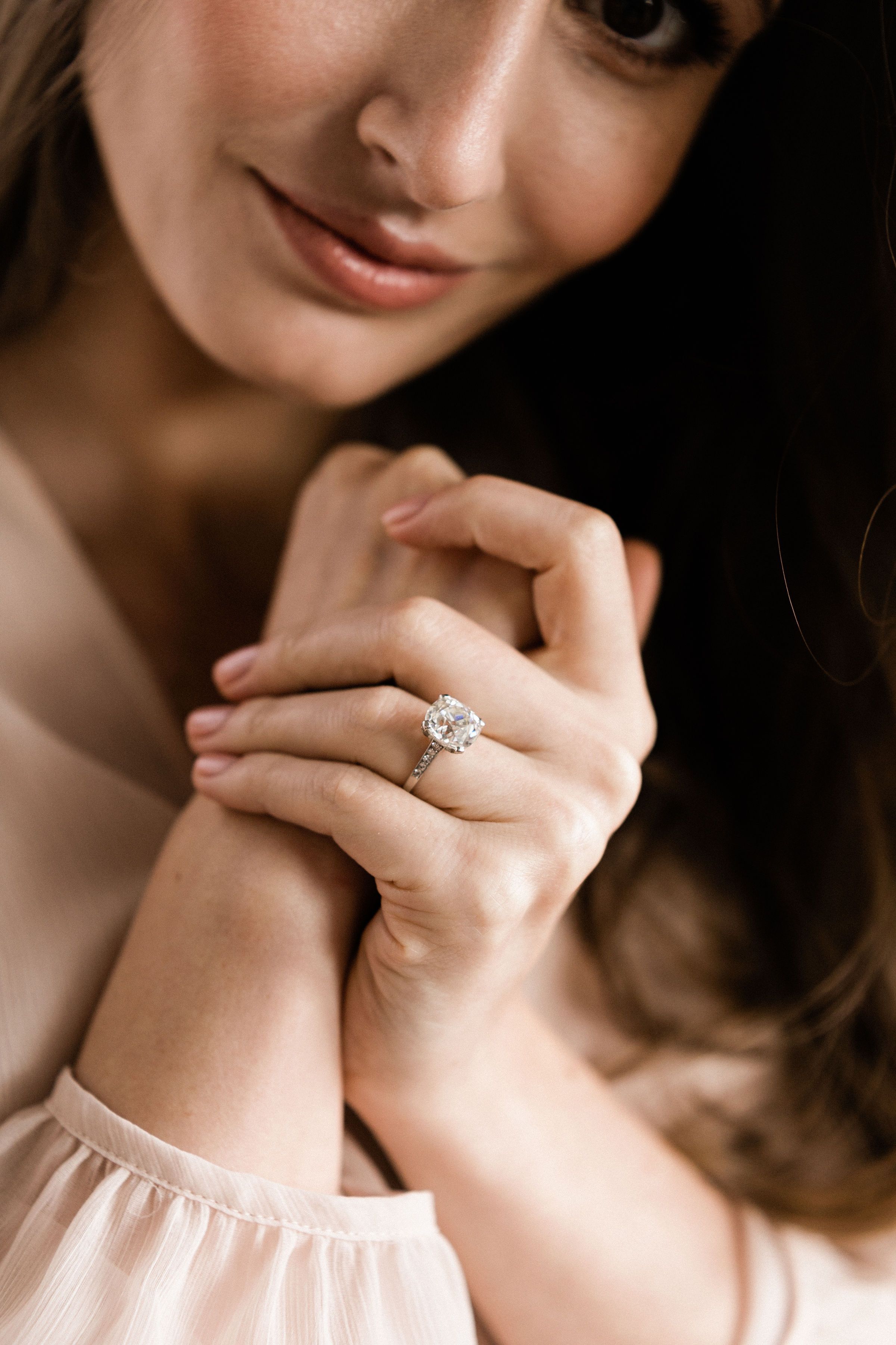 5.59ct old mine cut diamond