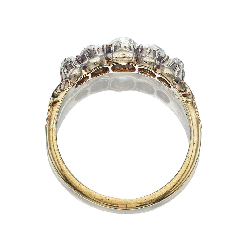 Antique Half Hoop diamond