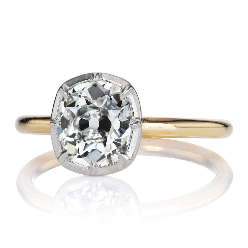 1.47ct Old Mine Cut Diamond diamond engagement ring