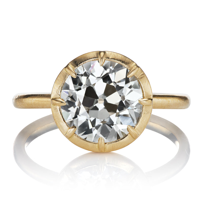 Collet-Set 2.70ct Old European Cut Diamond