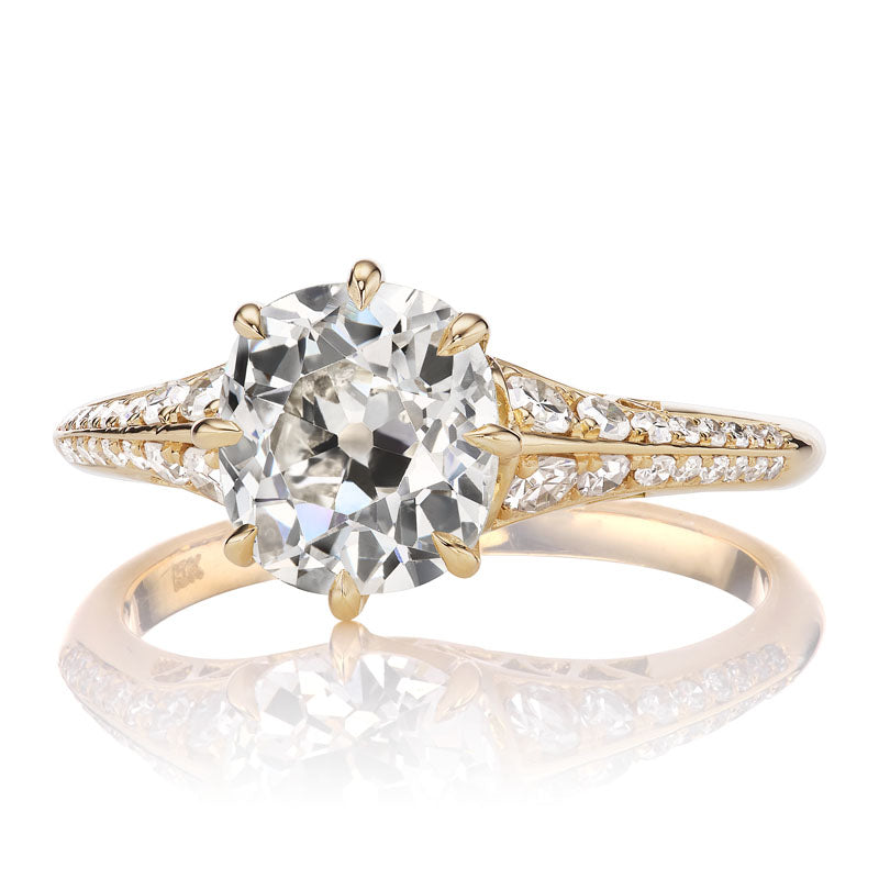 2.00ct old mine cut diamond diamond