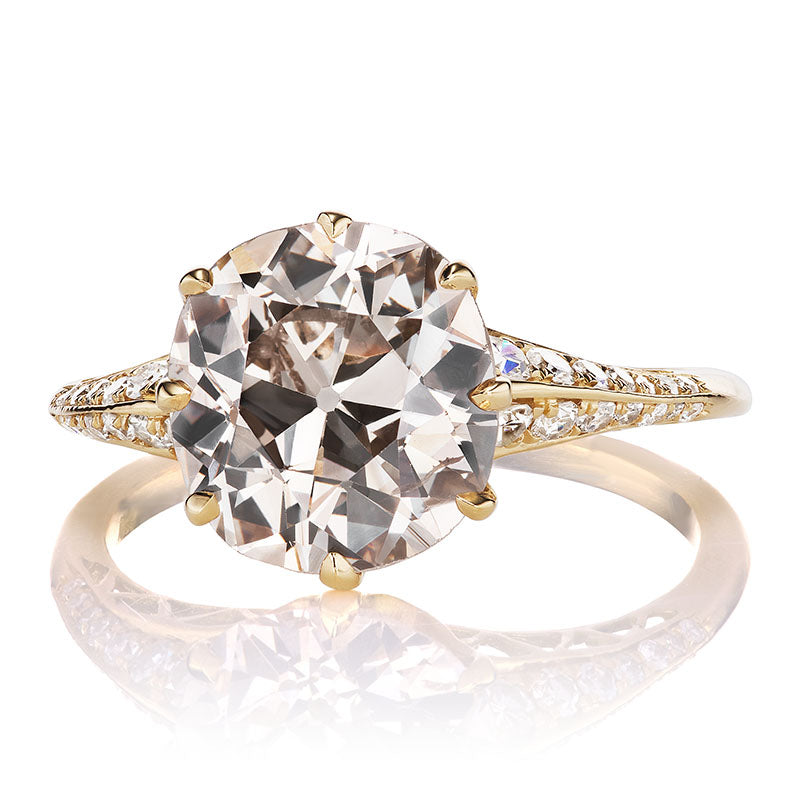 3.27ct old mine cut diamond diamond