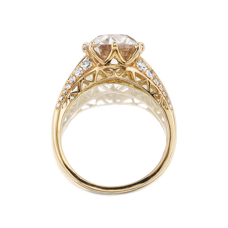3-4 Carats vintage engagement ring