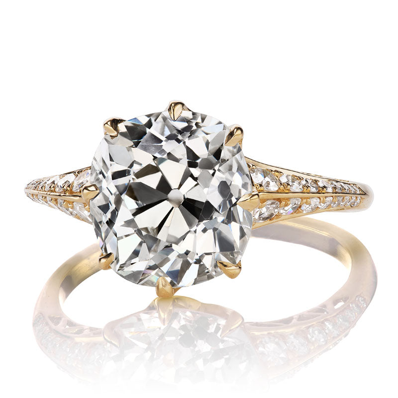 4.45ct old mine cut diamond diamond