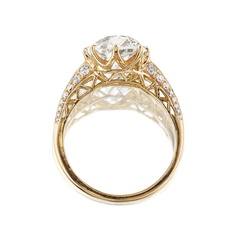 4-5 Carats vintage engagement ring