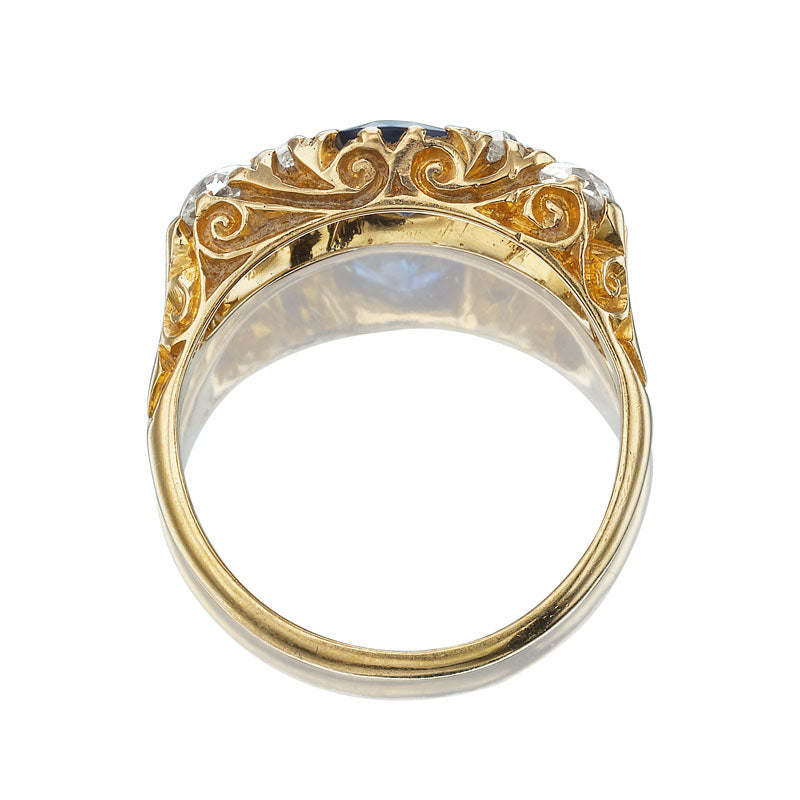 1-2 Carats gemstones vintage engagement ring