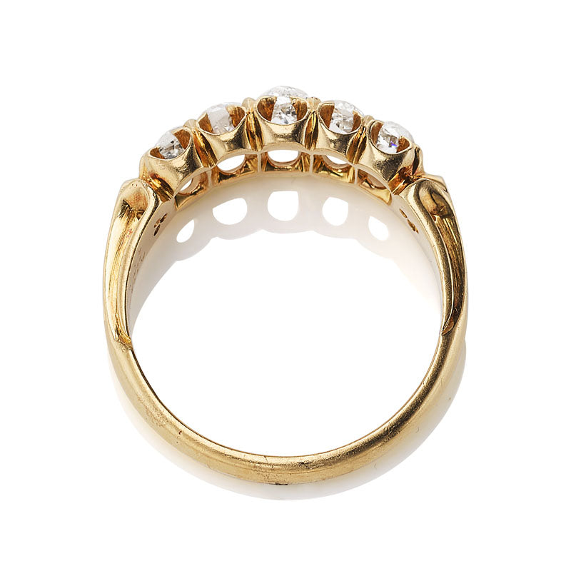 Vintage Half Hoop diamond