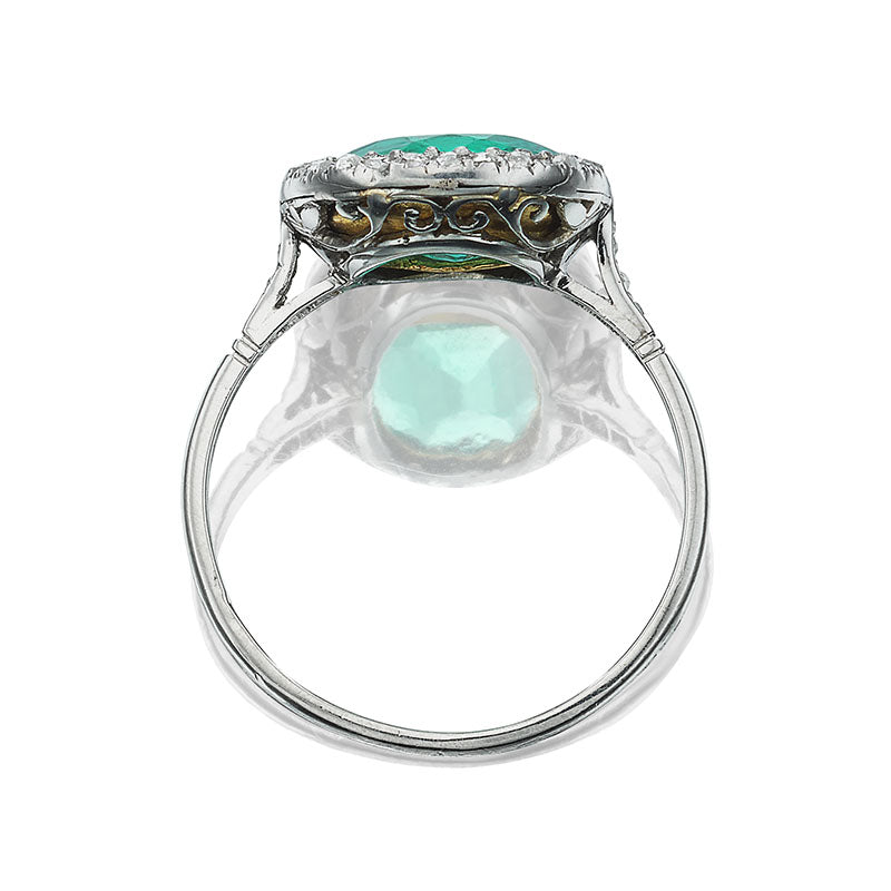 3-4 Carats gemstones vintage engagement ring