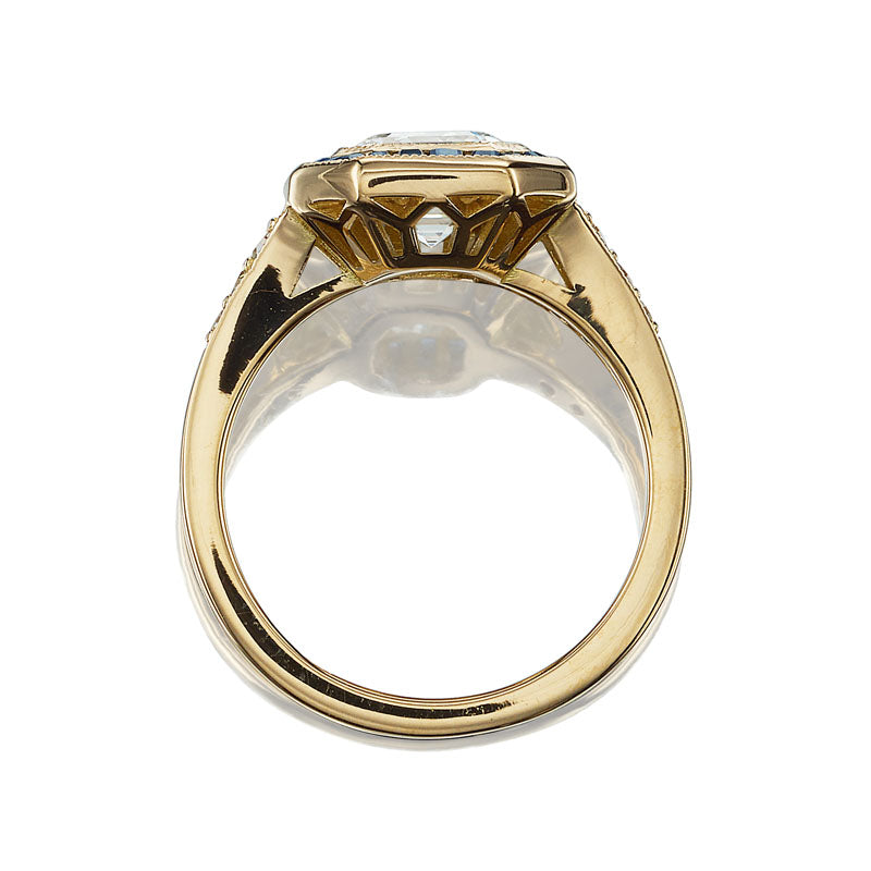 1-2 Carats gemstones vintage engagement ring