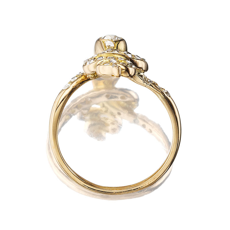 Less than 1 gemstones vintage engagement ring