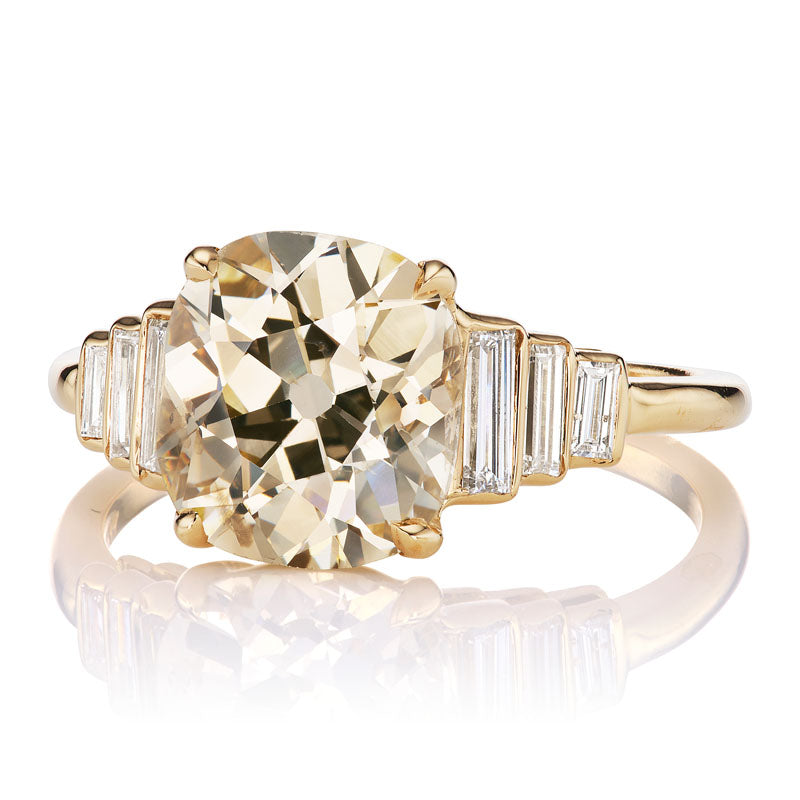 3.02ct old mine cut diamond diamond