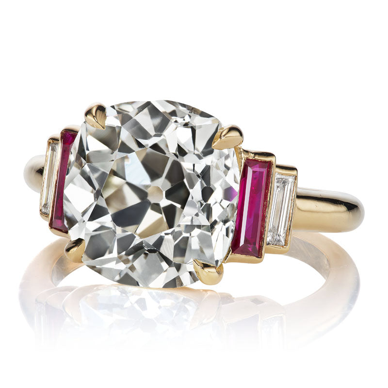 AB MADE diamond with gemstone