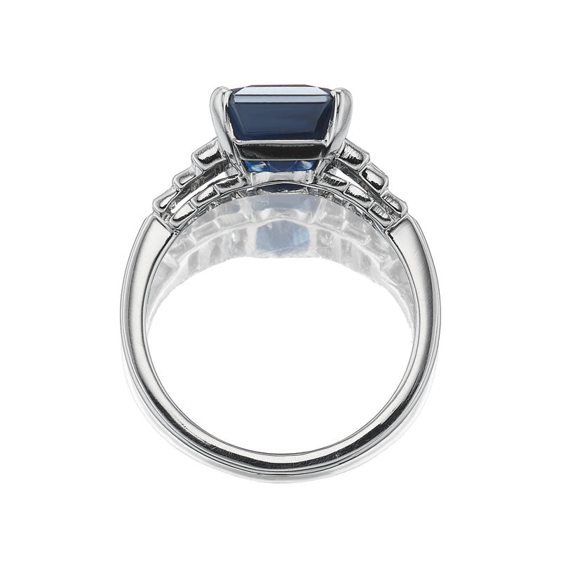 5+ Carats gemstones vintage engagement ring