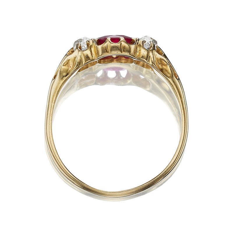 Less than 1 gemstones vintage engagement ring