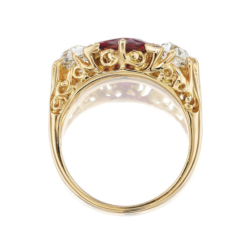 2-3 Carats gemstones vintage engagement ring