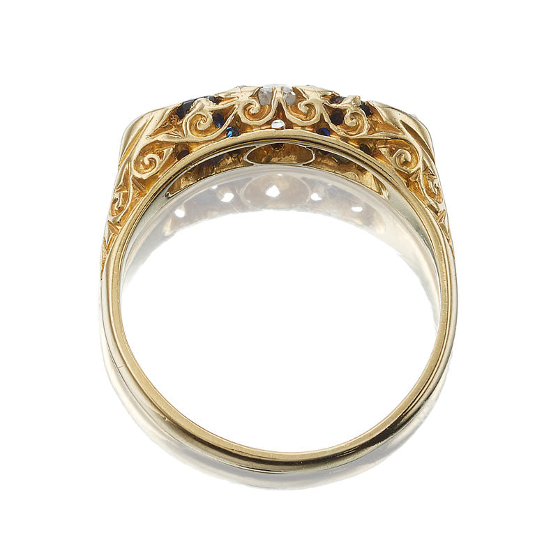 Less than 1 gemstones vintage engagement ring