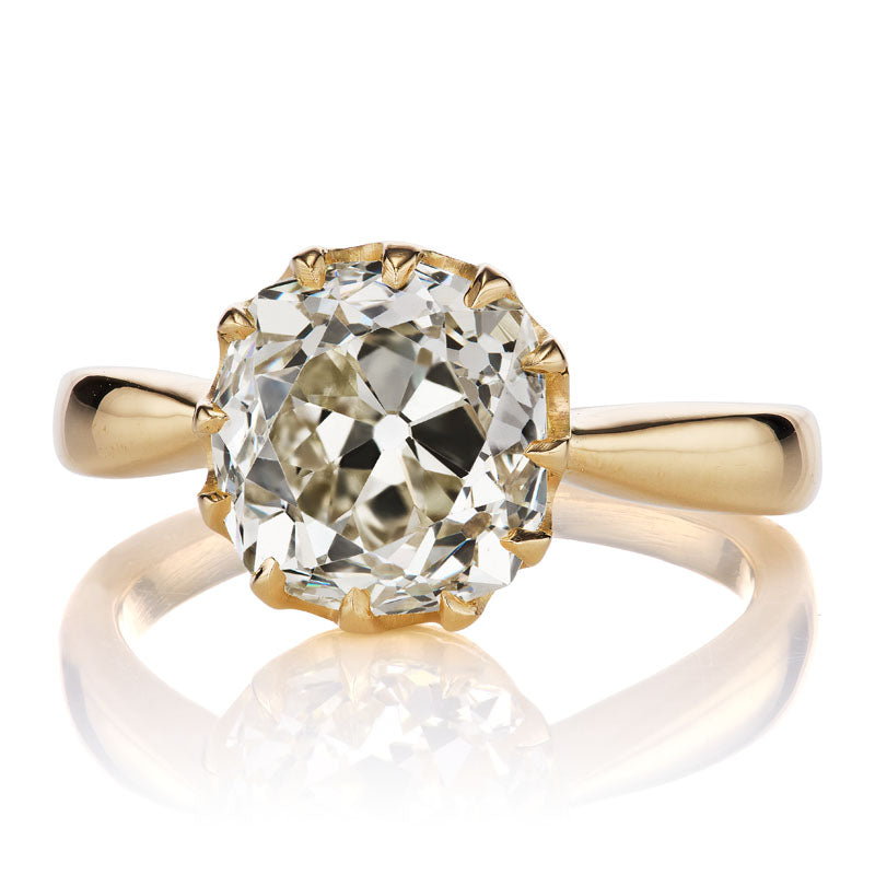 3.41ct old mine cut diamond diamond