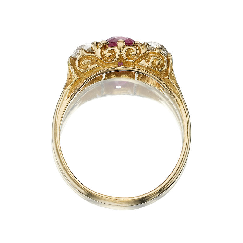 gemstones vintage engagement ring