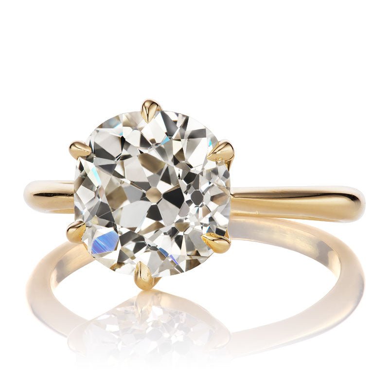 3.13ct old mine cut diamond diamond