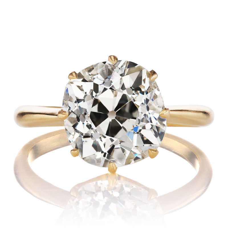 THE DREAM | 4.40ct Old Mine Cut Diamond Engagement Ring