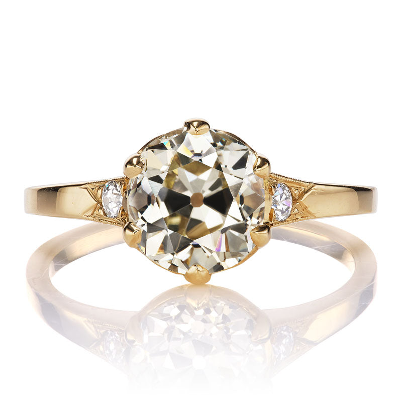 1.95 ct Vintage 6-prong Engagement Ring