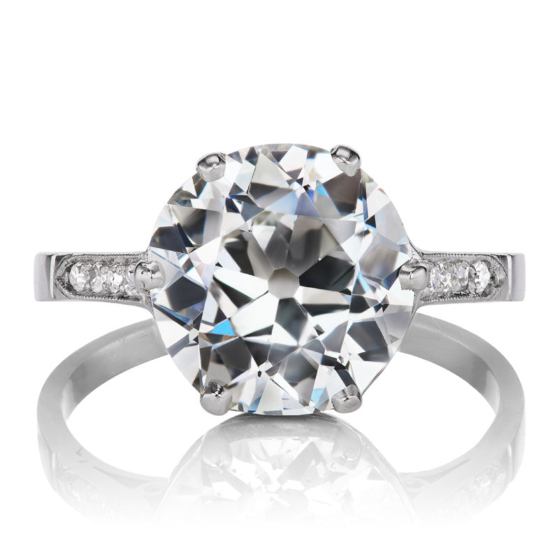 Authentic Vintage 3.66 carat Diamond Engagement Ring