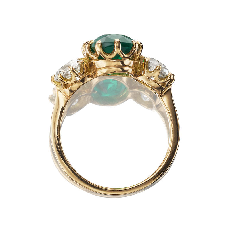 3-4 Carats gemstones vintage engagement ring