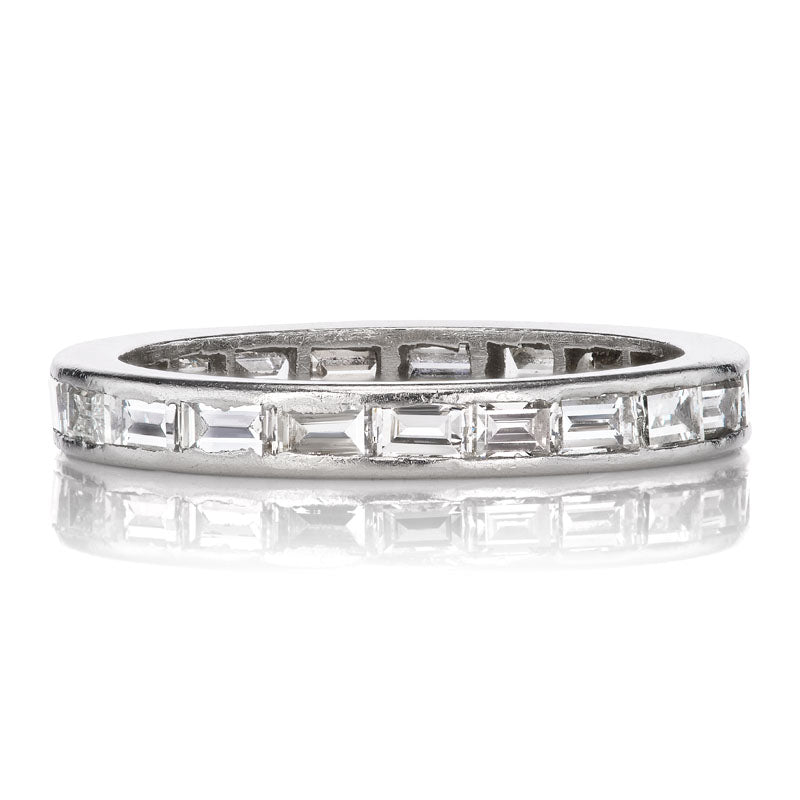 Vintage Baguette Diamond Eternity Band
