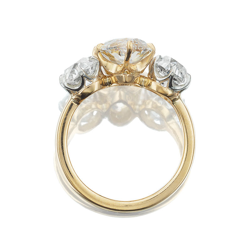 3-4 Carats vintage engagement ring