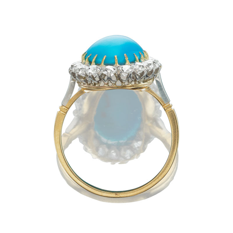 5+ Carats gemstones vintage engagement ring