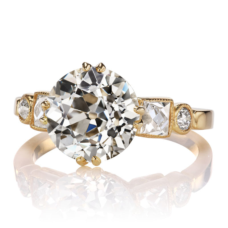 3.67ct old European cut diamond diamond