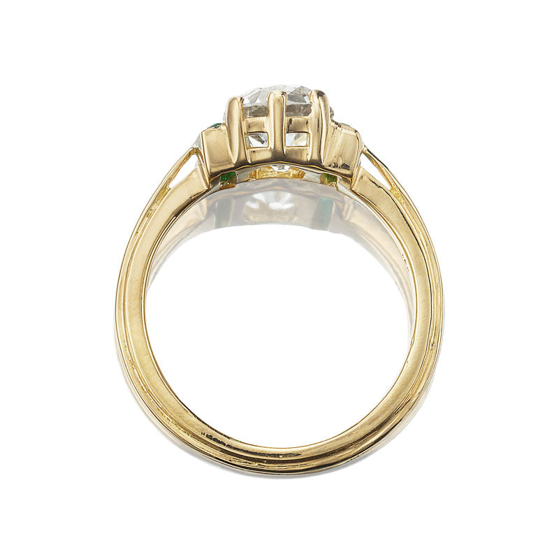 1-2 Carats gemstones vintage engagement ring