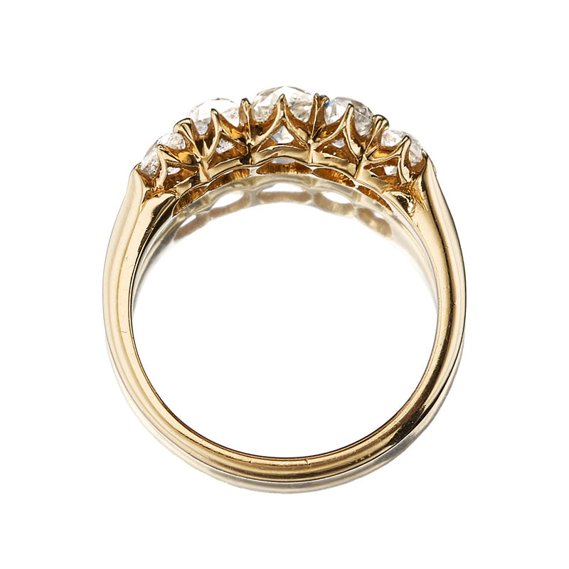 Vintage Half Hoop diamond