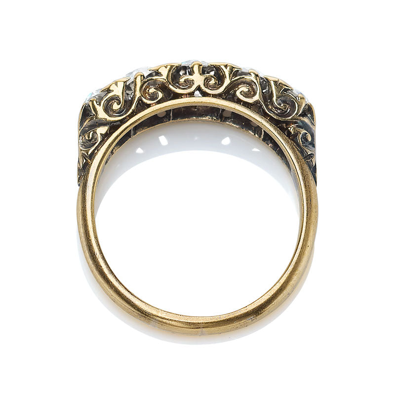 Antique Half Hoop diamond