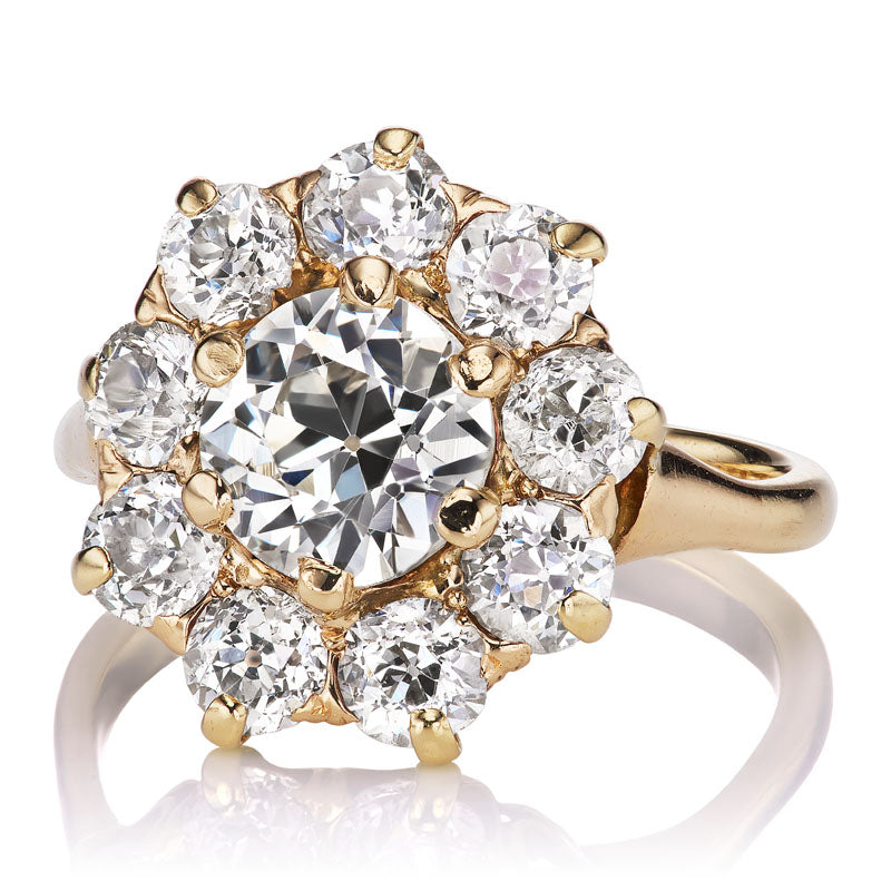 edwardian 1.27ct old european cut diamond diamond