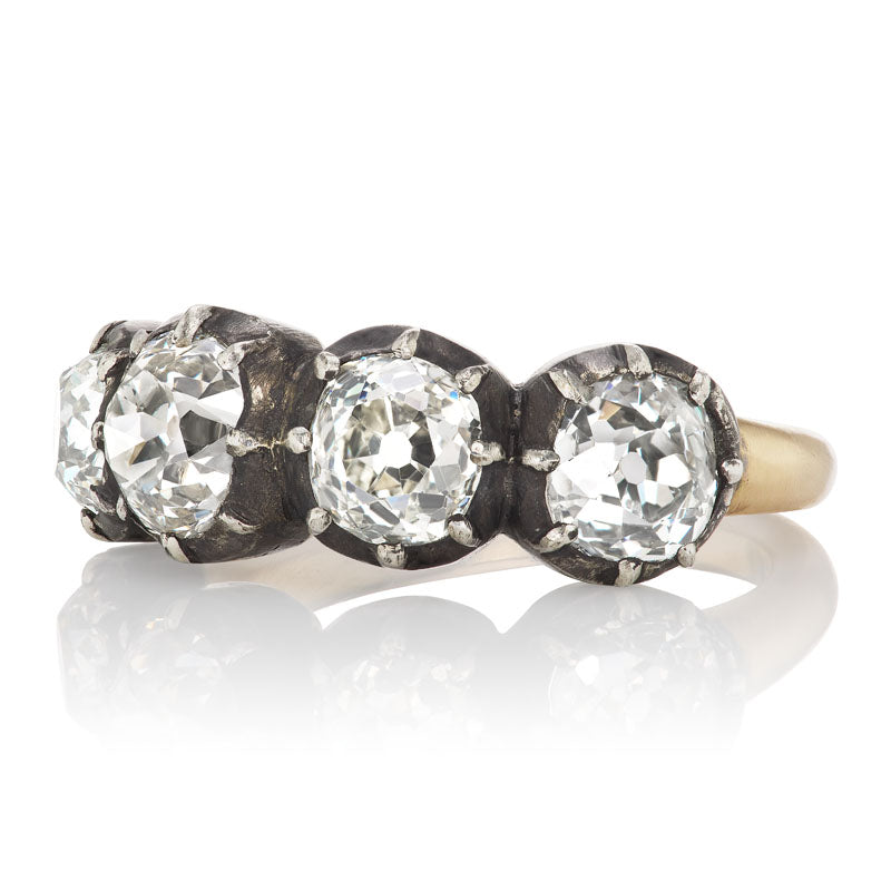 Vintage Half Hoop diamond